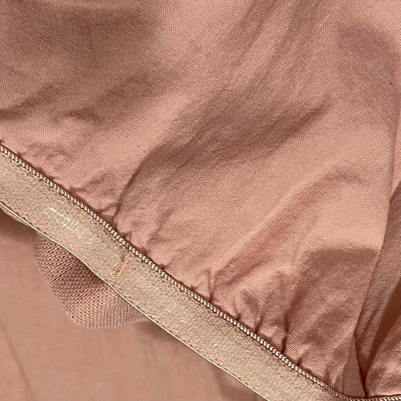 Saints + Secrets Strapless Cropped Linen Jumpsuit - Pink - Small - Picture 12 of 16